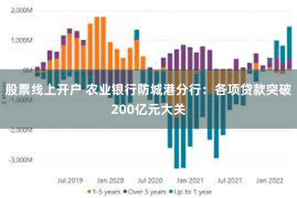 股票线上开户 农业银行防城港分行：各项贷款突破200亿元大关