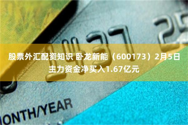 股票外汇配资知识 卧龙新能（600173）2月5日主力资金净买入1.67亿元