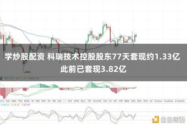学炒股配资 科瑞技术控股股东77天套现约1.33亿 此前已套现3.82亿
