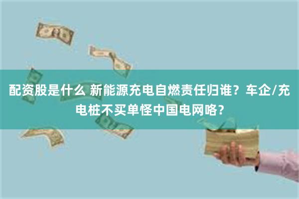配资股是什么 新能源充电自燃责任归谁？车企/充电桩不买单怪中国电网咯？