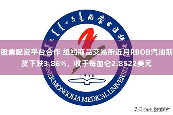 股票配资平台合作 纽约商品交易所近月RBOB汽油期货下跌3.86%,收于每加仑2.8522美元