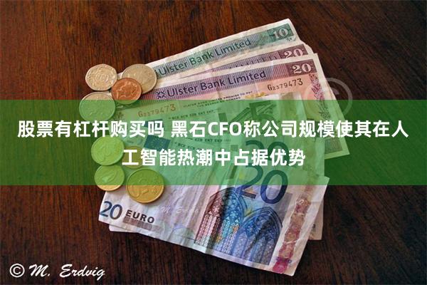 股票有杠杆购买吗 黑石CFO称公司规模使其在人工智能热潮中占据优势