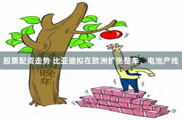 股票配资走势 比亚迪拟在欧洲扩张整车、电池产线