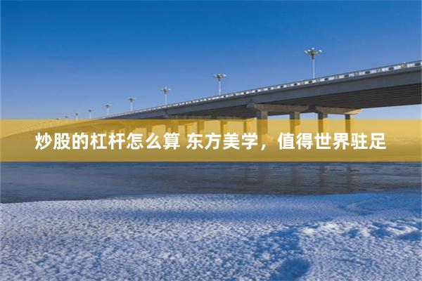 炒股的杠杆怎么算 东方美学，值得世界驻足